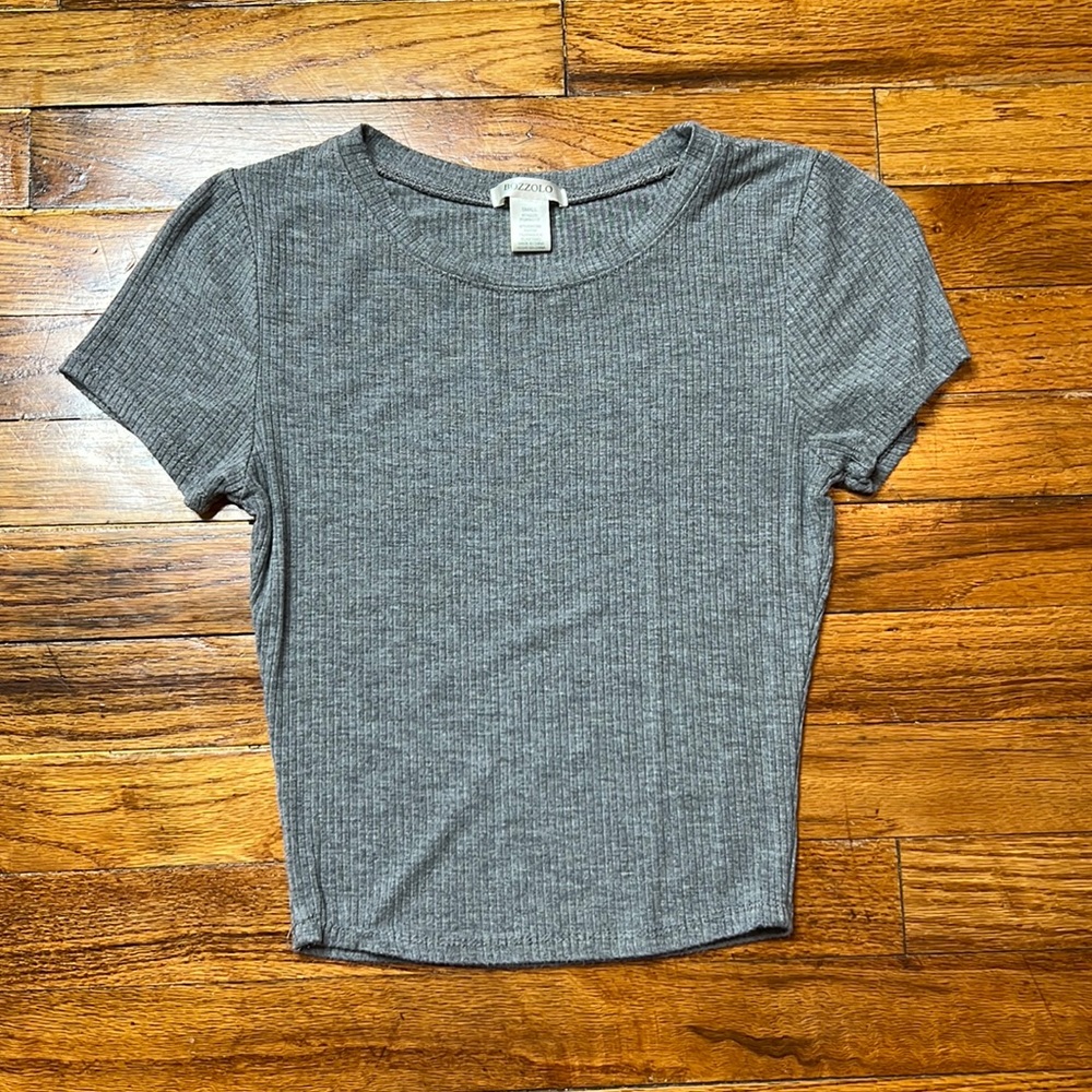 BOZZOLO Grey Baby Tee